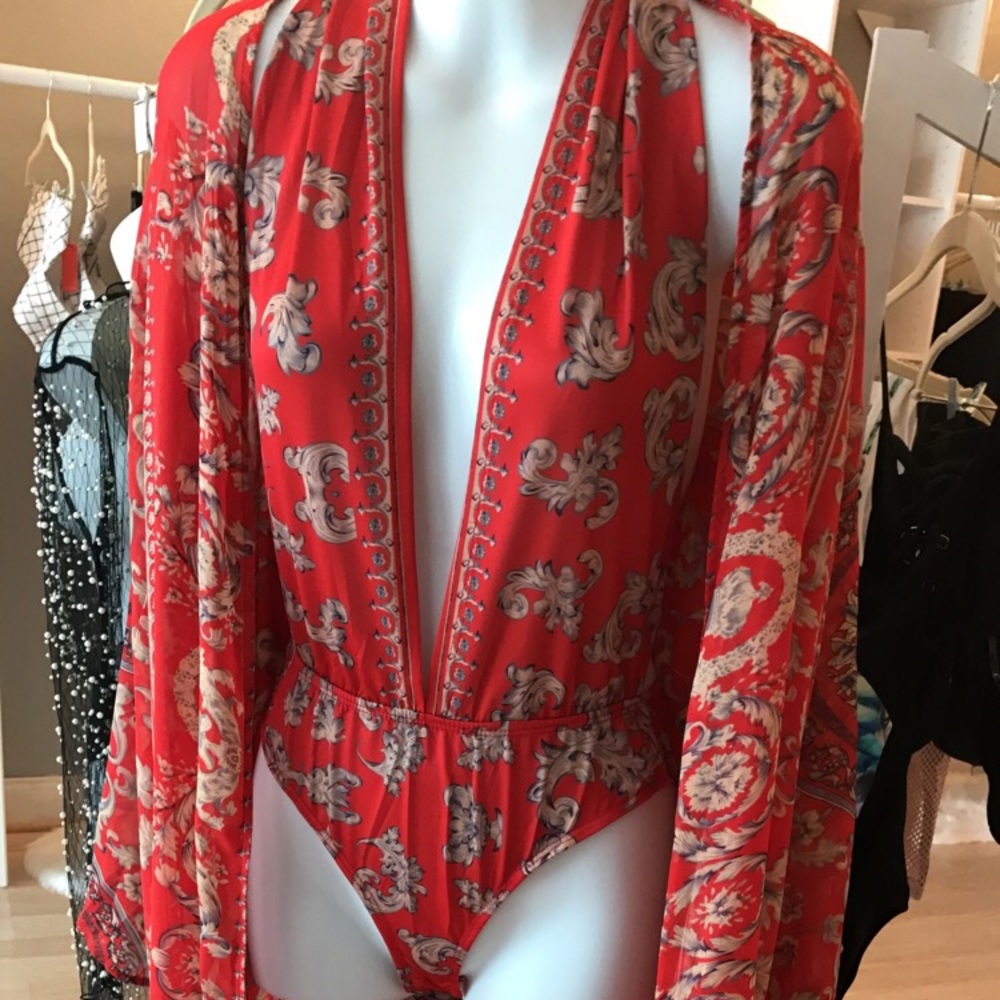 bathing suit with cover up